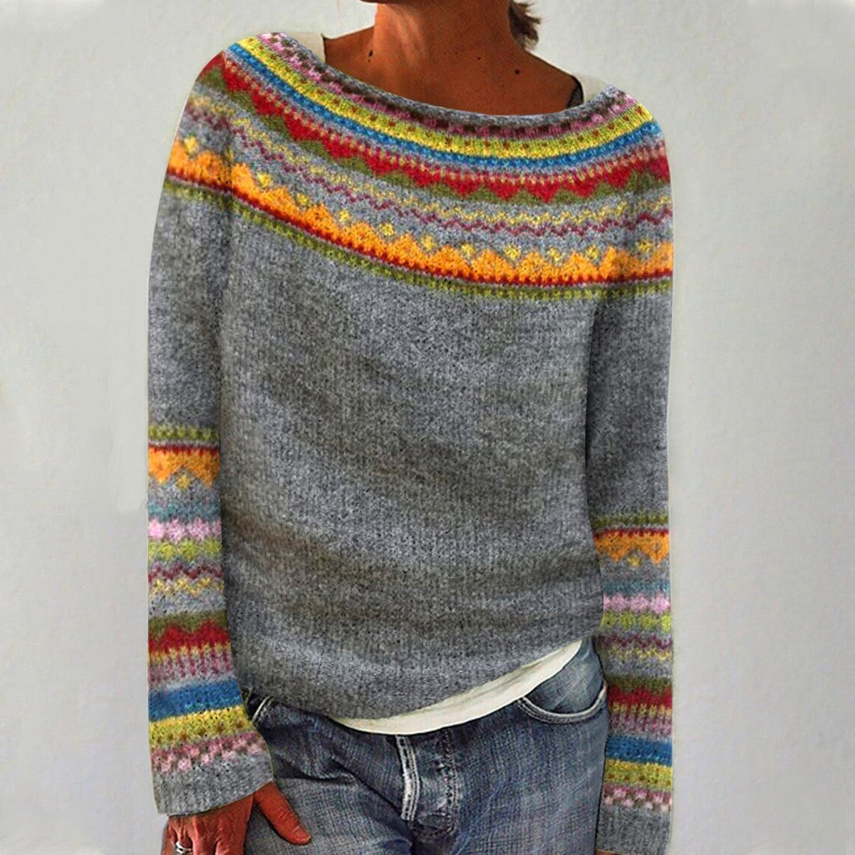 Kirra - Autumn Retro Sweater