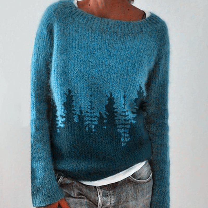 Katrina - Autumn Retro Sweater